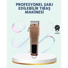 Astraltech Şarjlı Saç Kesme Makinesi – Type-C Girişli, LCD Ekranlı ve Sessiz Motor