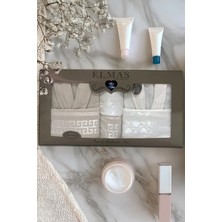 6 Parça Ekonomik Çift Kişilik Bornoz Seti | Çeyizlik Banyo Seti