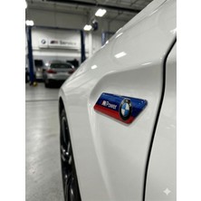 Damla Sticker Bmw M Power Tasarım Çamurluk Logosu - Çamurluk Logosu Bmw M Power Uyumlu