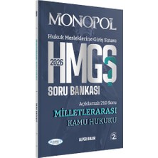 Monopol Yayınları Hmgs Milletlerarası Kamu Hukuku Soru Bankası 2. Baskı 2026