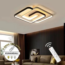 Bamberg  Uzaktan Kumandalı 3 Renk Işıklı Dimmerli Plafonyer LED Avize