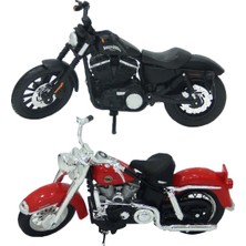 Pileli Store 1:18 Harley-Davidson Motorsiklet