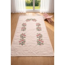 Hig Store Fransız Güpürlü Etamin Işlemeli Gelin Damat Bohçası Çeyizlik Hediyelik Seccade (Asorti Nakış Renk)