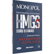 Monopol Yayınları Hmgs Anayasa Hukuku Anayasa Yargısı Soru Bankası 3. Baskı 2026