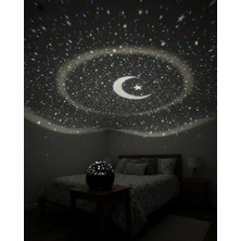Pileli Store Fişli Yıldız Projektör Gece Lambası Müzikli