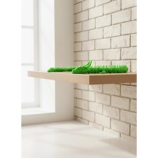 Pileli Store Yeşil Hareketli Ejderha Figürü Esnek Gövdeli Fantastik Dekor 60 cm