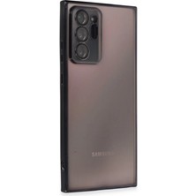 Eco Port Samsung Galaxy Note 20 Ultra Kılıf Razer Lensli Silikon - Siyah
