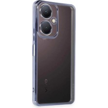 Eco Port Vivo Y27 Kılıf Razer Lensli Silikon - Açık Mavi