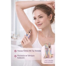 Pileli Store Kadınlar Için Premium 2in1 Tüy Alma Cihazı, Güçlü Motorlu ve Ciltte Iz Bırakmayan Tasarım