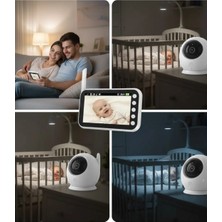 Pileli Store 4.5 Inç Ekranlı Gece Görüşlü Bebek Kamerası ve Monitörü