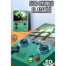 Pileli Store Çocuklara Özel 666 Oyunlu X6 Atari Video Izleme ve Müzik Dinleme
