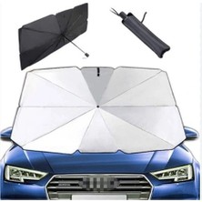 Pileli Store Katlanabilir Araba Ön Cam Güneşliği Şemsiye