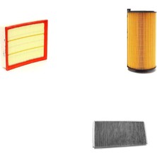 Sardes Filtre Seti Bmw X5 E53 4.4 Benzin 286 Beygir 2000-2003 3lü Hava + Yağ F. + Polen