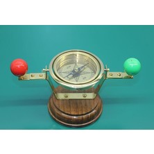 EkoAlışverişDünyam Masa Üstü Pirinç Filika Pusulası