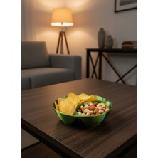 Pileli Store Yeşil Çerezlik Kase Seti 4 Adet 3X12 cm