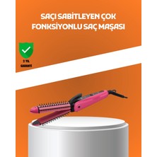 Pileli Store Hızlı Isınan Saç Maşası ve Düzleştirici | Çift Fonksiyonlu