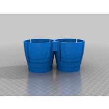 Porsche Cayenne 955 Daha Büyük Bardaklar Için Bardaklık Uzatma Aparatı - 5764808