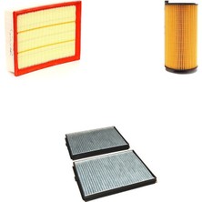 Sardes Filtre Seti Bmw 5 Serisi E39 540I Benzin 1996-2001 3lü Hava + Yağ F. + Polen