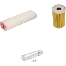 Sardes Filtre Seti Bmw 5 Serisi E60 525 D 530 D Dizel 2004-2010 3lü Hava + Yağ F. + Yakıt Filtre