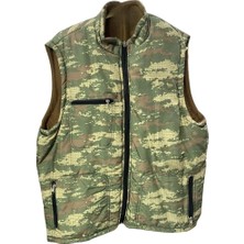 Atef Yelek Avcı Polarlı, Eko, Kamuflaj, No:3/xl