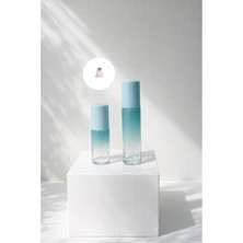 Cosy Club 2 Adet 5-10ML Yeniden Doldurulabilir Sedefli Mavi Boş Cam Roll On Şişesi