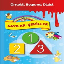 TeknoKapsül Örnekli Boyama - Sayılar - Şekiller