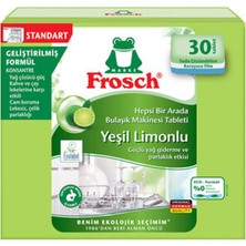 2 Adet Frosch Yeşil Limon Bulaşık Makinesi Tablet 30'lu
