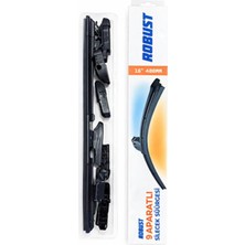 5 Adet Robust Oto Silecek 16 Inç 400 mm 9 Aparatlı