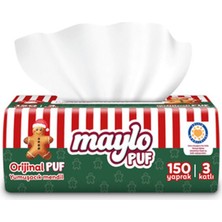 1 Adet Maylo Puf Mendil 150'LI