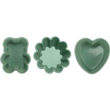 3 Adet Touch Me Silikon Kek Kalıbı 3'lü