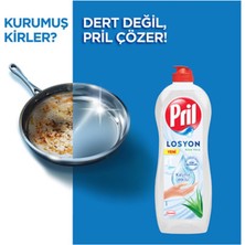 3 Adet Pril Elde Yıkama Sıvı Bulaşık Deterjanı 750ML Losyon Aloe Vera
