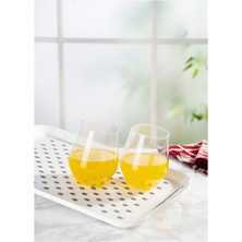 2 Adet Bee Home Kaydırmaz Plastik Tepsi 27,5 x 32,5 cm