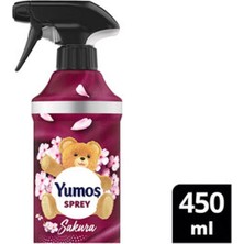 4 Adet Yumoş Sprey Yıkanması Zor Eşyalar Için Giysi Spreyi Sakura 450 ml