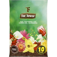 3 Adet Torflower 10L Çiçek Saksı Toprağı