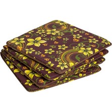 4 Adet Belde Delüks Kare Minder 4'lü