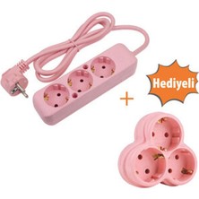 4 Adet Nilson Flash 3'lü 1.5 M + Golyat Hediye Pembe