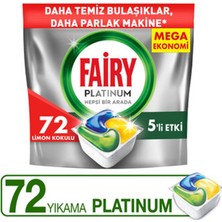 2 Adet Fairy Platinum Limon Kokulu 72'li 1.073 G