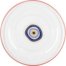 2 Adet Rakle Fortuna Renkli Pasta Tabağı 19 cm