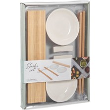 3 Adet Koopman Porselen Sushi Servis Seti 7 Parça