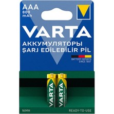 6 Adet Varta Şarj Edilebilir Pil Power Ince 800 Mah 2'li