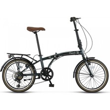 Ümit 2034 Cunda V Katlanır Bisiklet 20 Jant 6 Vites Antrasit Silver