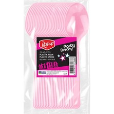 1 Adet Roll-Up Party Dreams Kaşık Pembe 25'li