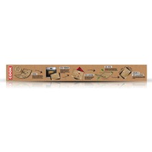 4 Adet Cook Desenli Doğal Pişirme Kağıdı 16'lı