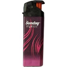 6 Adet Sunday Elektrotaşlı Doldur Kullan Çakmak