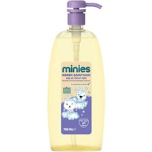 2 Adet Minies Bebek Saç ve Vücut Şampuanı 750 ml