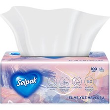 3 Adet Selpak El Yüz Havlusu 100'LÜ