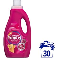 Yumoş Sıvı Bakım Deterjanı Canlandırıcı Terapi Renkliler 1500 ml 30 Yıkama Özellikli