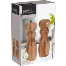 4 Adet Excellent Houseware Biber ve Tuz Değirmeni Seti