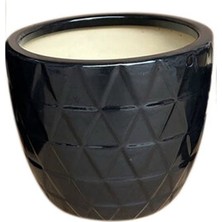 3 Adet Gardenzone Küçük Boy Seramik Saksı (HG23-280) 15,5 cm