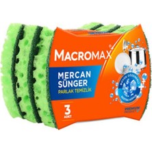 3 Adet Macromax Mercan Sünger 3'lü